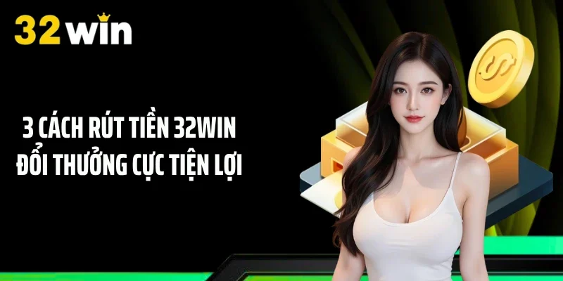 3 Cách rút tiền 32WIN đổi thưởng cực tiện lợi