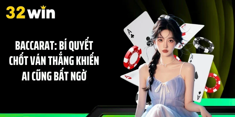 Baccarat: Bí Quyết Chốt Ván Thắng Khiến Ai Cũng Bất Ngờ