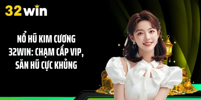 Nổ Hũ Kim Cương 32WIN: Chạm Cấp VIP, Săn Hũ Cực Khủng