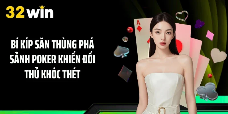 Bí Kíp Săn Thùng Phá Sảnh Poker Khiến Đối Thủ Khóc Thét